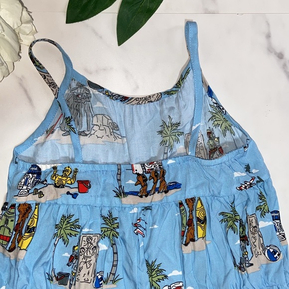 STAR WARS Sleeveless Midi Dress size 3T - Picture 4 of 9